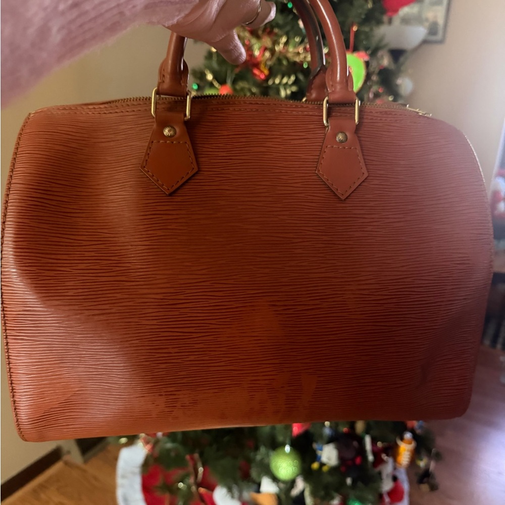 Louis Vuitton Epi leather speedy